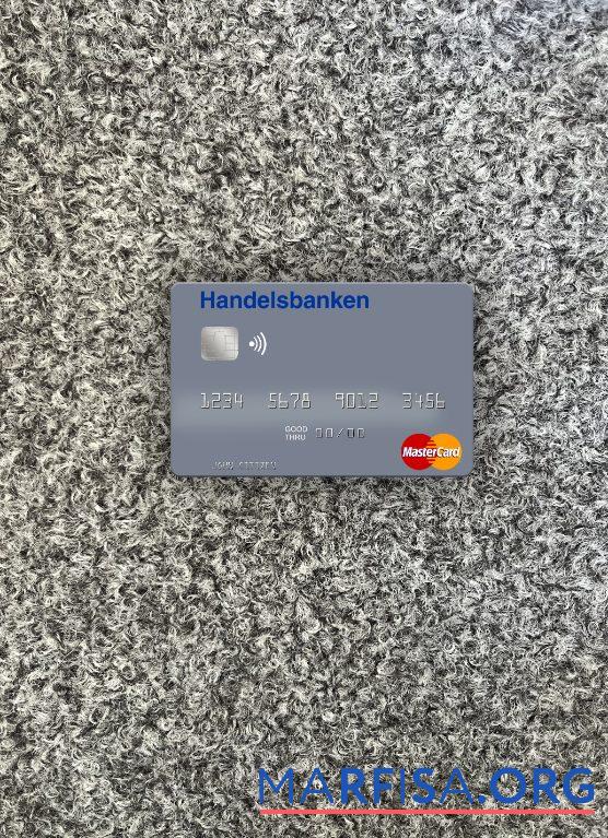 Downloadable Norway Handelsbanken mastercard photolook front real example